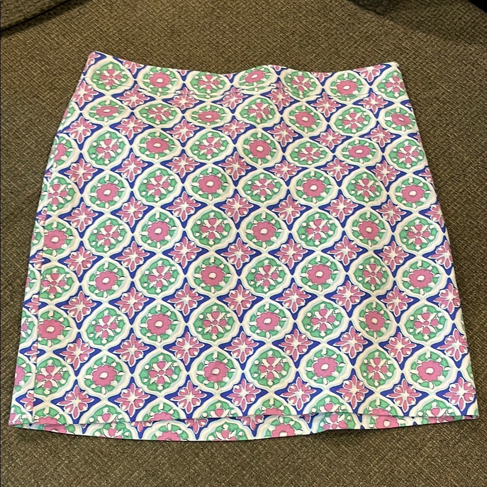 Talbots Floral Patterned Skirt (sz 12)